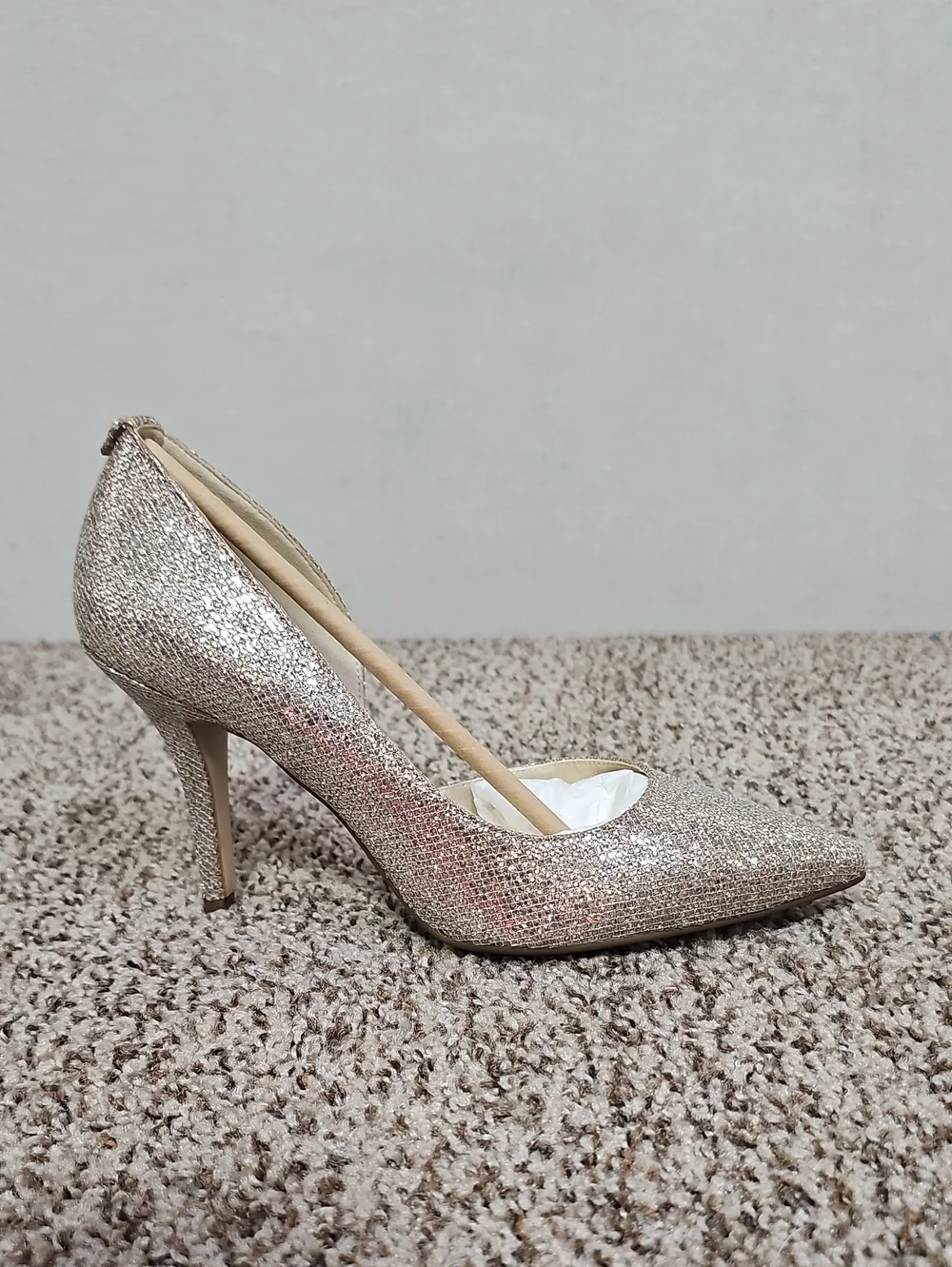 MICHAEL KORS GLITTER D'ORSAY PUMPS BFPM-08-170